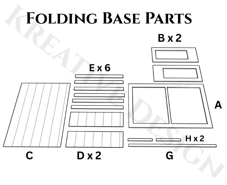 6FT Portable Folding Liquor Bar - Complete Build Plans - Mobile Bartender Bar