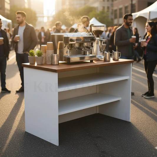 DIY Large Folding Coffee Cart Build Plans | Mobile Espresso Bar & Market Stall PDF